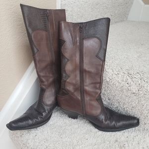Leather boots 6.5